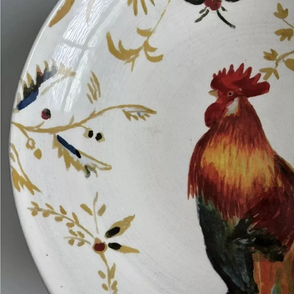 Williams Sonoma Rooster Francais Large Serving Bowl By Marc Lacaze 2008